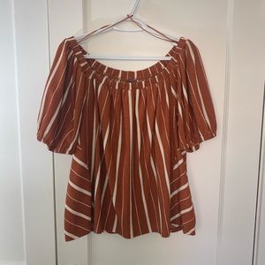 Anthropologie Off the Shoulder T-shirt
